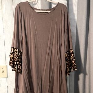 Womens mocha tunic